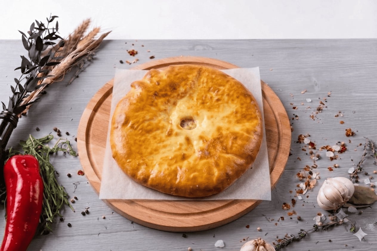 Грузинский пирог с картофелем и сыром